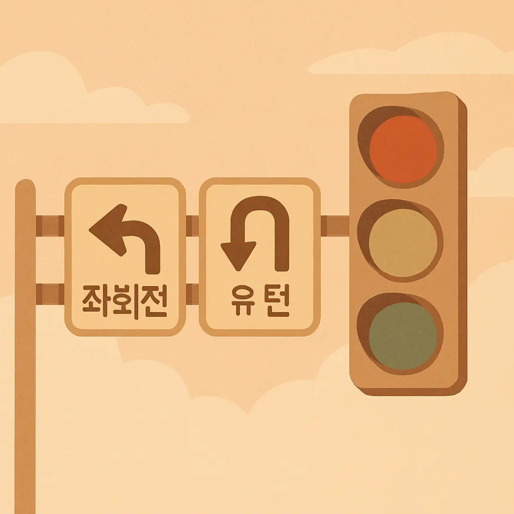 헷갈리는 신호와 표지 읽기